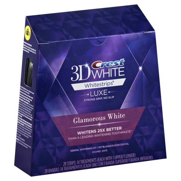 Crest 3D Whitestrips 1-Hour Express At-home Teeth Whitening Kit, 10 Treatments, 12 Levels Whiter in 10 days - Wholesale FMCG Product - BREX Trading