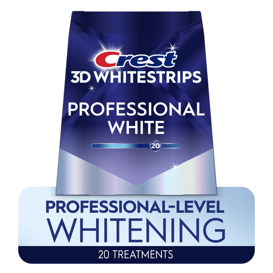 Crest 3D Whitestrips Professional White At-home Teeth Whitening Kit, 20 Treatments,20 Levels Whiter - Wholesale FMCG Product - BREX Trading