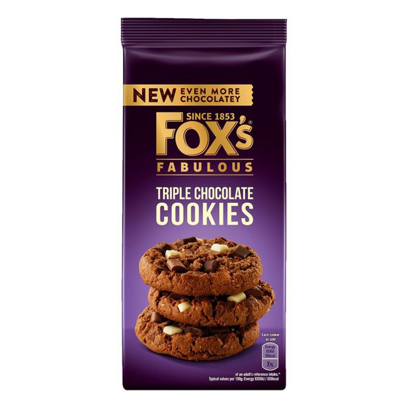 FOXS 180G CHUNKIE COOKIE TRIPLE - Wholesale FMCG Product - BREX Trading