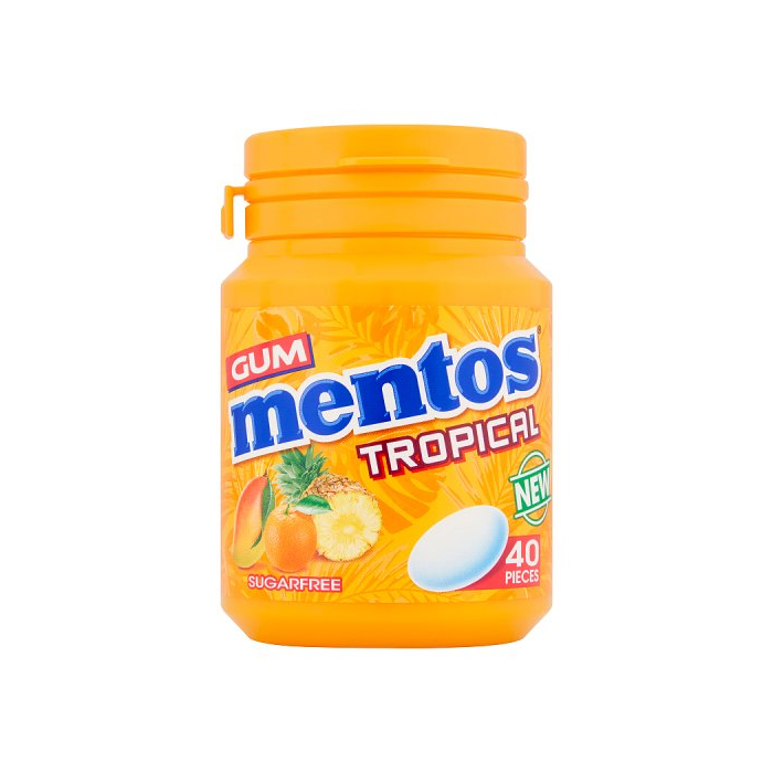 MENTOS GUM - BOTTLE TROPICAL 40S - Wholesale FMCG Product - BREX Trading