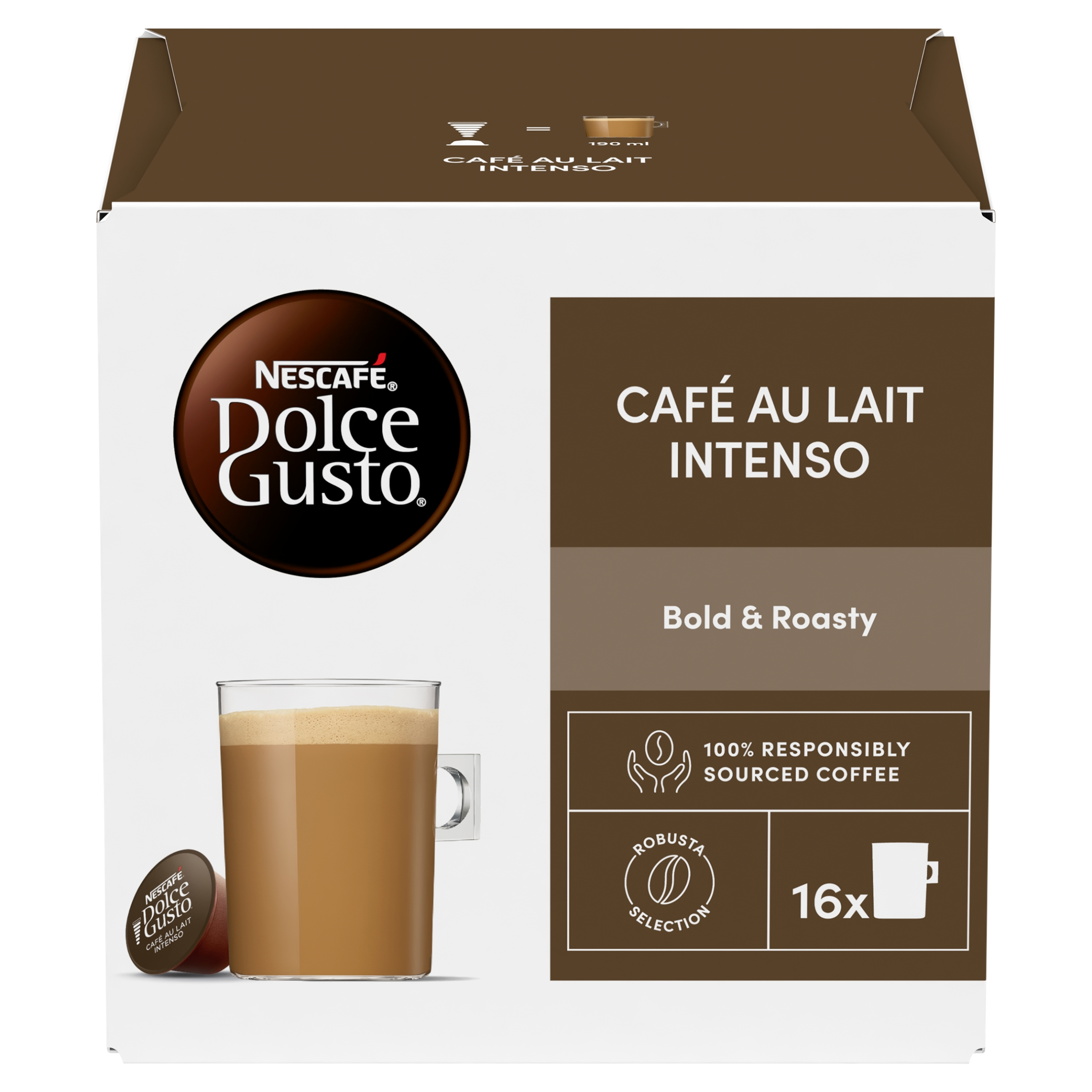 NESCAFE DOLCE GUSTO PODS 16S - CAFE AU LAIT - Wholesale FMCG Product - BREX Trading