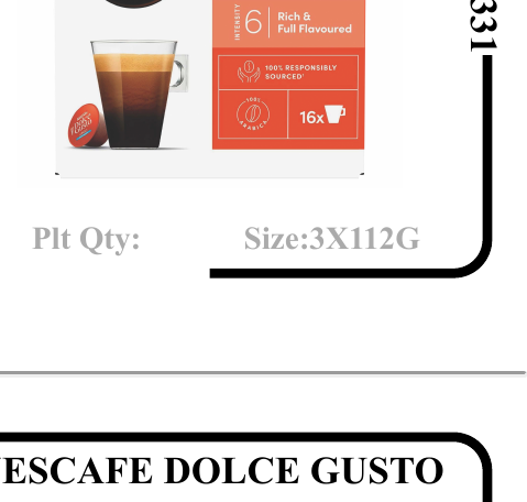 NESCAFE DOLCE GUSTO PODS 16S - LUNGO DECAF - Wholesale FMCG Product - BREX Trading