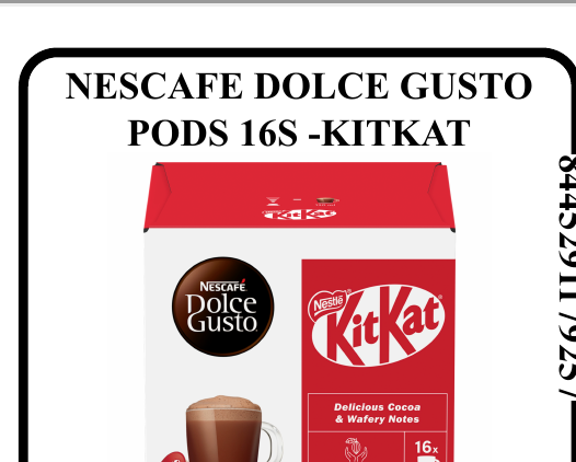 NESCAFE DOLCE GUSTO PODS 16S -KITKAT - Wholesale FMCG Product - BREX Trading