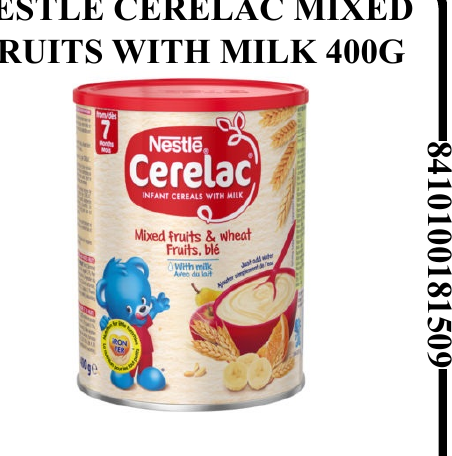 NESTLE CERELAC MIXED FRUITS WITH MILK 400G - Wholesale FMCG Product - BREX Trading