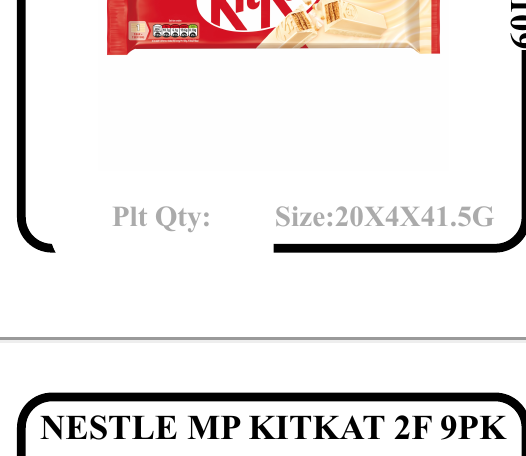 NESTLE MP 4PK KITKAT 4F WHITE 41.5G - Wholesale FMCG Product - BREX Trading