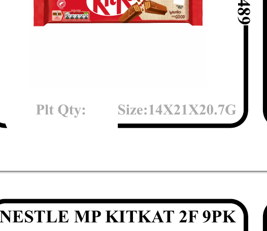 NESTLE MP KITKAT 2F 21PK MILK 20.7G - Wholesale FMCG Product - BREX Trading