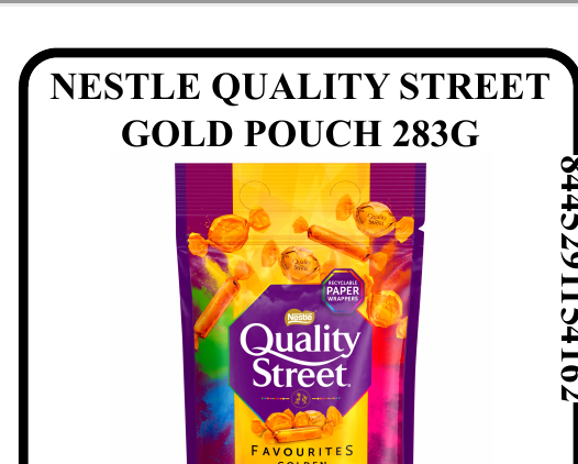 NESTLE QUALITY STREET GOLD POUCH 283G - Wholesale FMCG Product - BREX Trading
