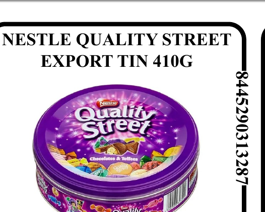 NESTLE QUALITY STREET EXPORT TIN 410G - Wholesale FMCG Product - BREX Trading