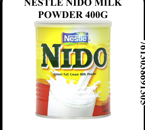 NESTLE NIDO MILK POWDER 400G - Wholesale FMCG Product - BREX Trading