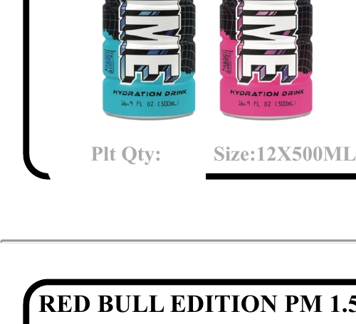 PRIME HYDRATION DRINK 500ML X - Wholesale FMCG Product - BREX Trading