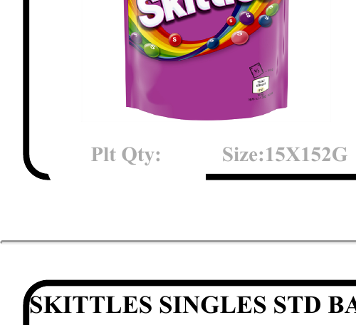 SKITTLES POUCH STD 136G WILDBERRIES - Wholesale FMCG Product - BREX Trading