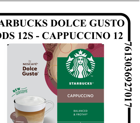 STARBUCKS DOLCE GUSTO PODS 12S - CAPPUCCINO 12 - Wholesale FMCG Product - BREX Trading