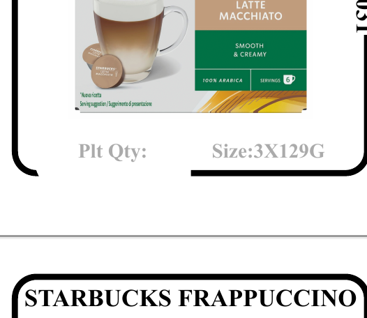 STARBUCKS DOLCE GUSTO PODS 12S - LATTE - Wholesale FMCG Product - BREX Trading