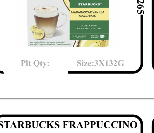 STARBUCKS DOLCE GUSTO PODS 12S - LATTE VANILLA - Wholesale FMCG Product - BREX Trading